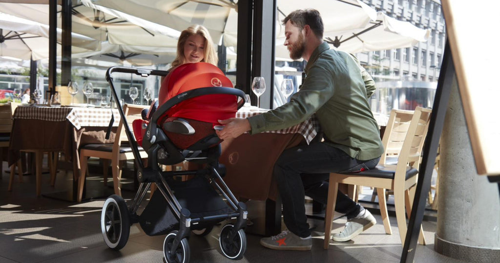 Which prams are compatible with the Cybex Cloud Q Capsule Anstel Brands