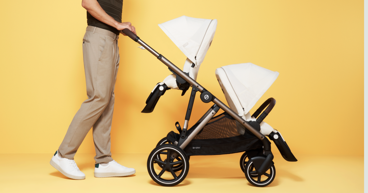 How easy is it to switch from single to double mode on a convertible pram?