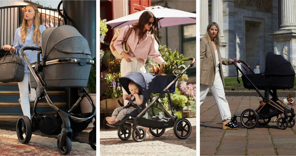 Comparing the iCandy Peach 7 Cybex Gazelle S and Cybex Priam 2022