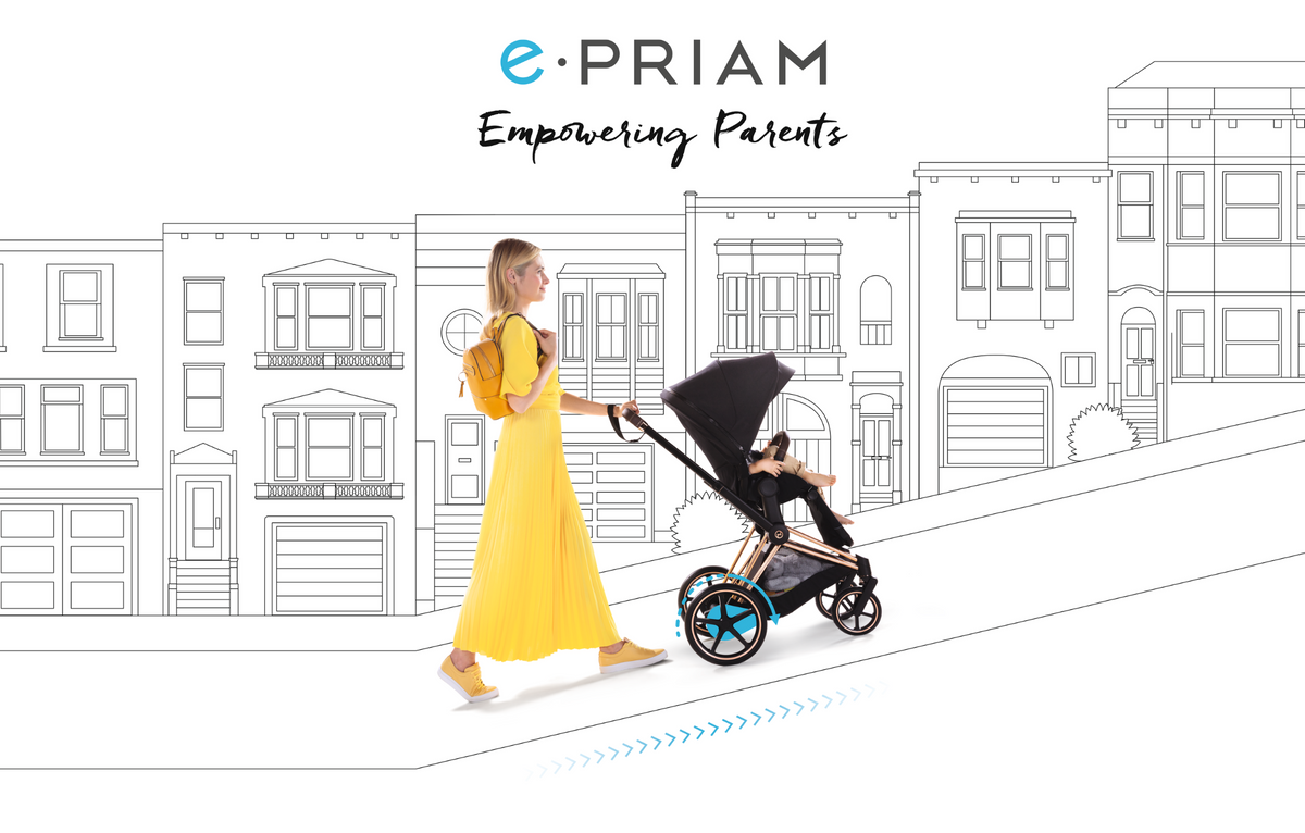 Introducing the Cybex ePriam smart pram
