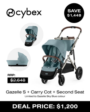 Gazelle + Carry Cot + Second seat bundle