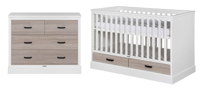 Portland Cot. White/Oak