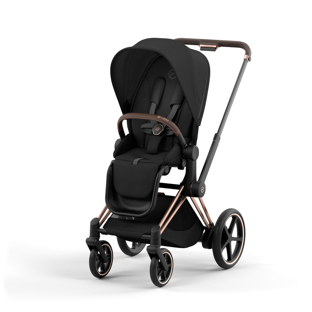 Electric folding pram top